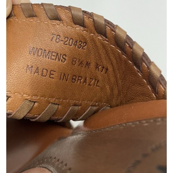 Johnston & Murphy Women's Clog Platform Sandal 8.5 Brown Leather Block Heel Boho - Picture 10 of 10